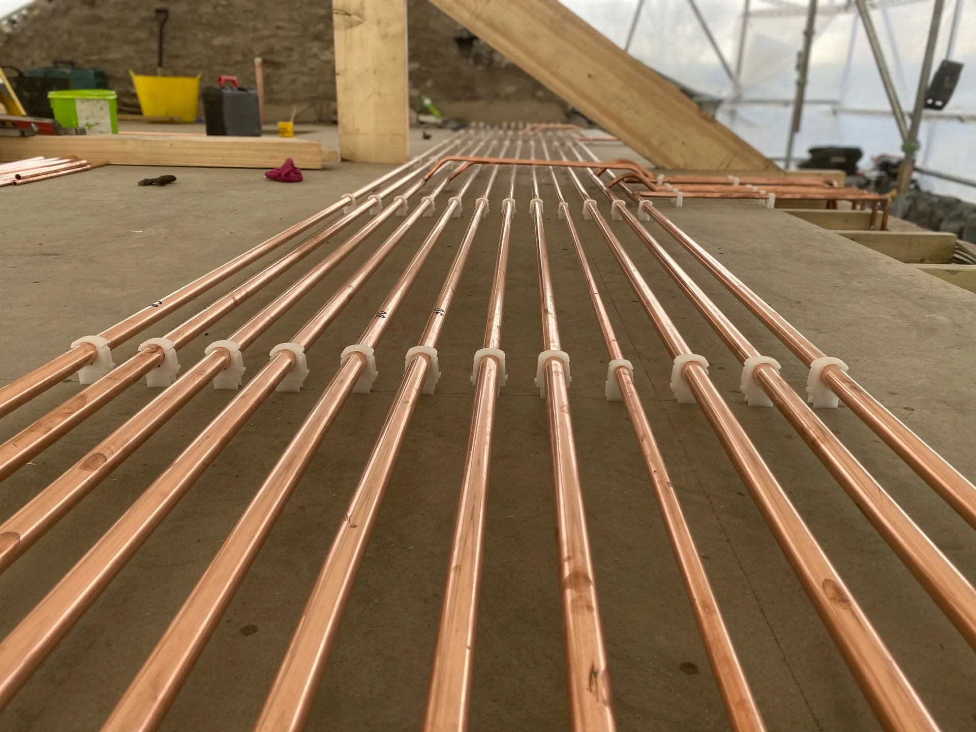 Gas fitting - Gregg Miller job