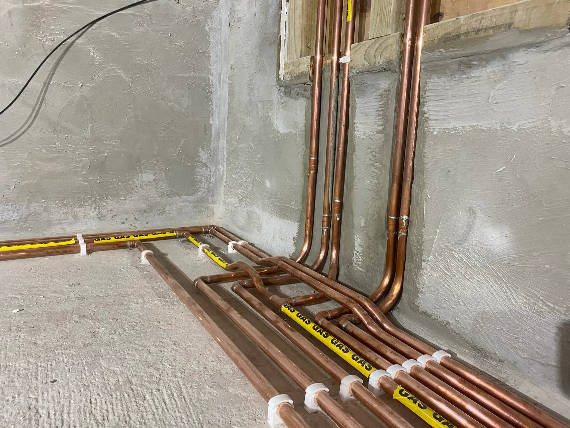Gas fitting - Gregg Miller job