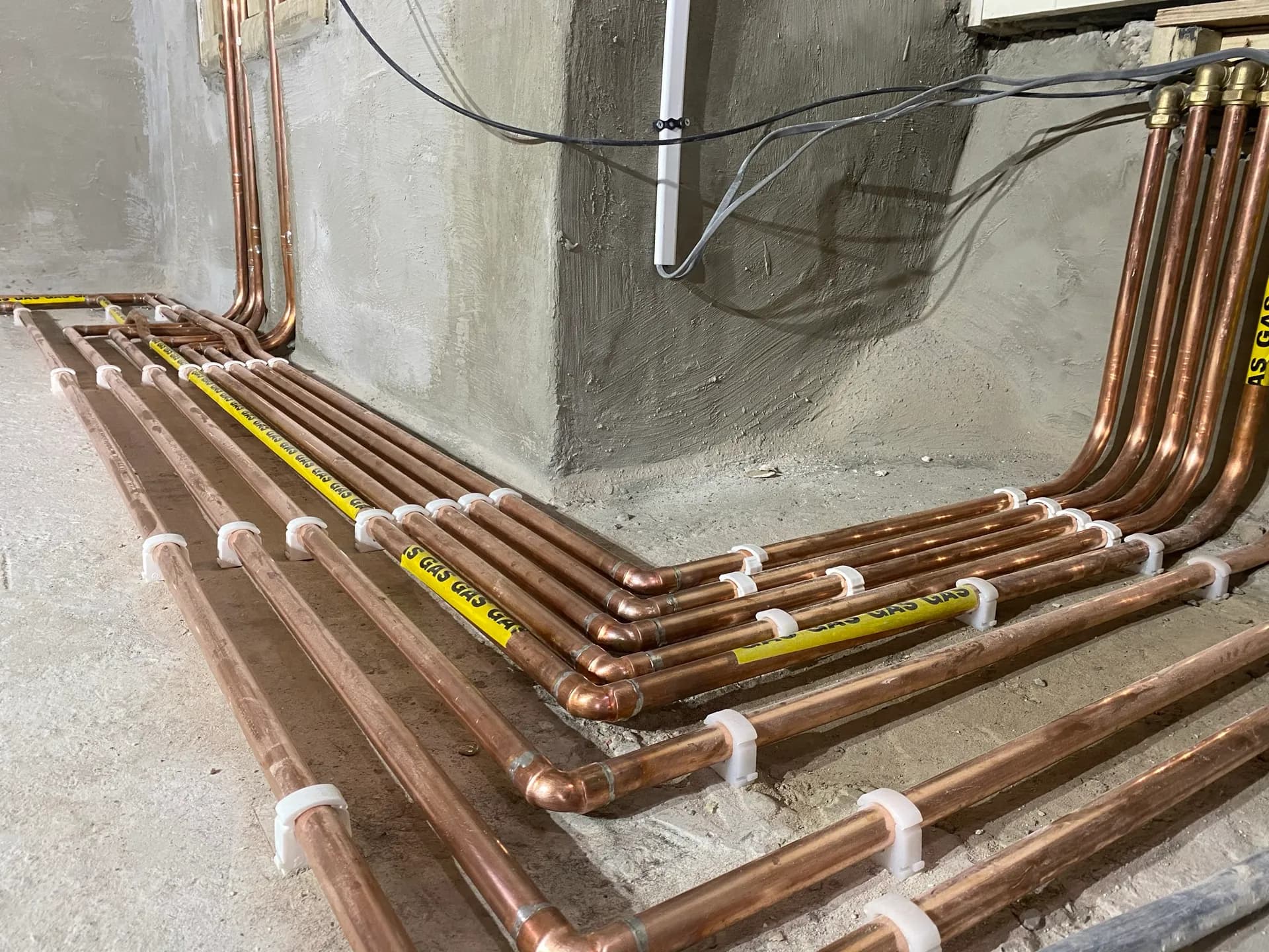 Gas fitting - work by Gregg Miller